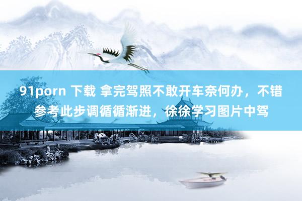 91porn 下载 拿完驾照不敢开车奈何办，不错参考此步调循循渐进，徐徐学习图片中驾