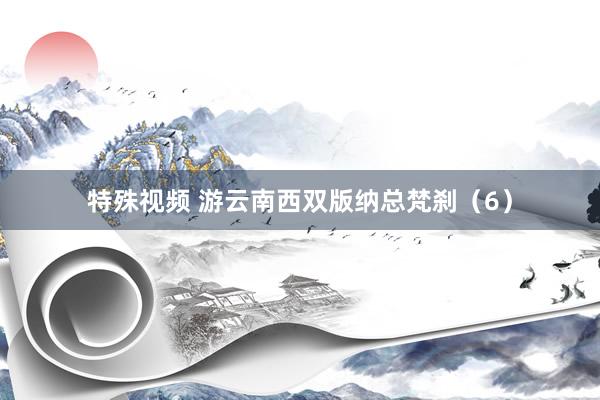 特殊视频 游云南西双版纳总梵刹（6）