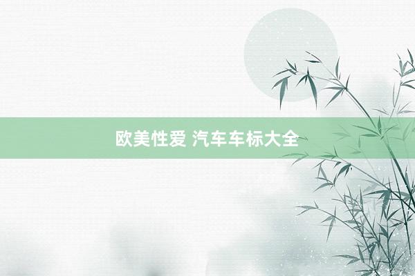 欧美性爱 汽车车标大全